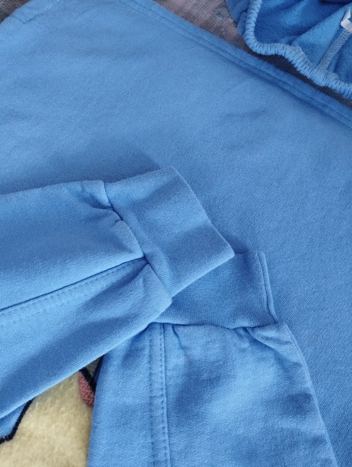 Mavi erkek Çocuk Triko Eşofman Takımı - Görsel 5