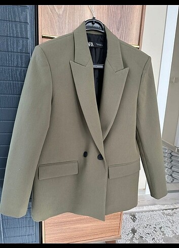 Zara haki blazer ceket 