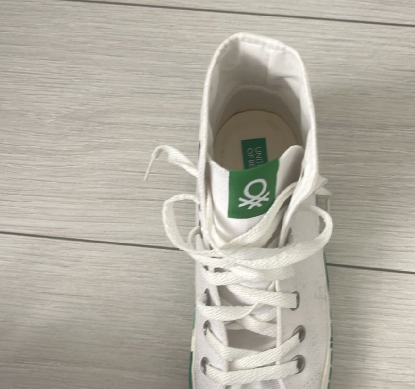 Benetton Beyaz Kadın Spor Ayakkabı - Görsel 2