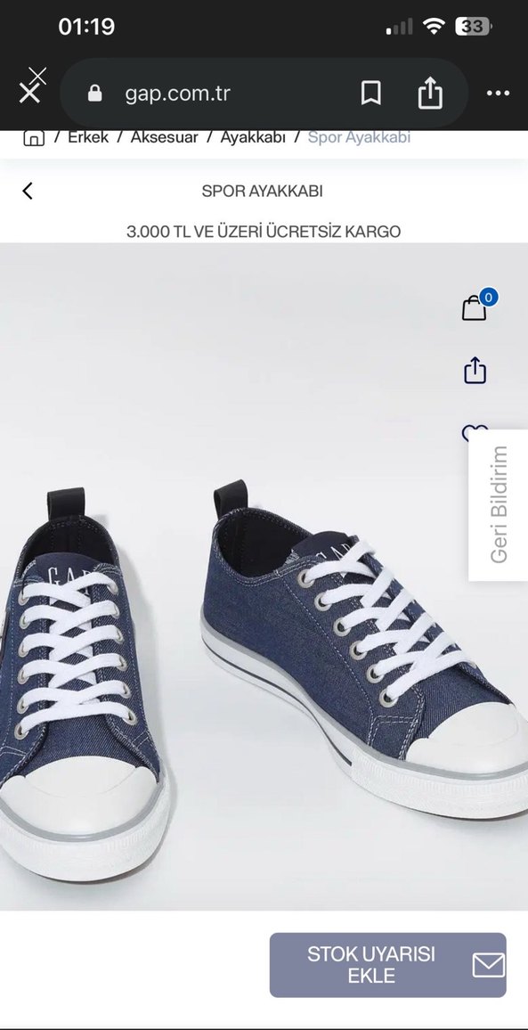 Erkek Çocuk Lacivert Fermuarlı Spor Ayakkabı - Görsel 5