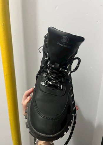 Siyah Erkek Bağcıklı Spor Bot - Görsel 5