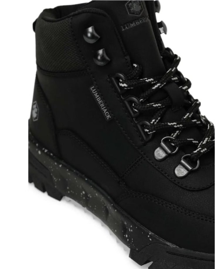 Siyah Erkek Bağcıklı Spor Bot - Görsel 3