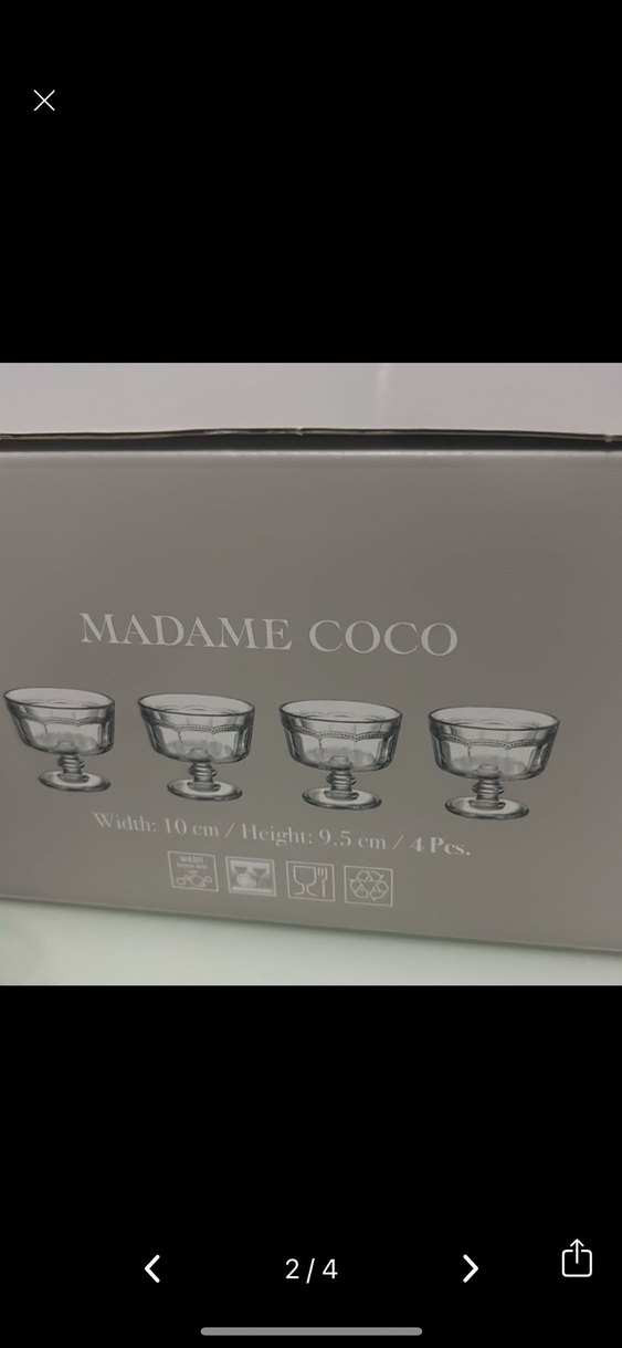 Madame Coco 4'lü Dondurma Kasesi Seti 235 ml - Görsel 2