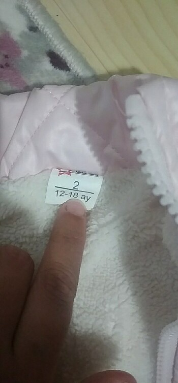 12-18 Ay Beden pembe Renk Yelek