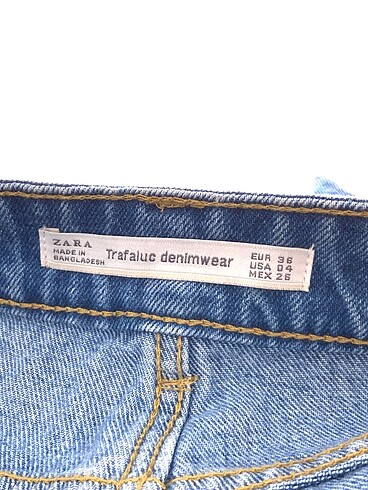 36 Beden mavi Renk Zara Jean / Kot %70 İndirimli.