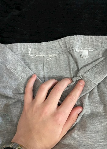 H&M Gri Baskılı Tayt