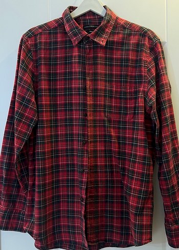 Kırmızı Ekoseli Uzun Kollu Gömlek - Görsel 2
