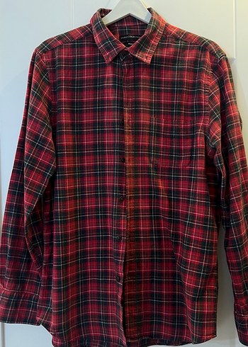 Kırmızı Ekoseli Uzun Kollu Gömlek - Görsel 3