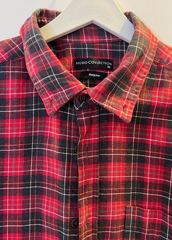 Kırmızı Ekoseli Uzun Kollu Gömlek - Görsel 4