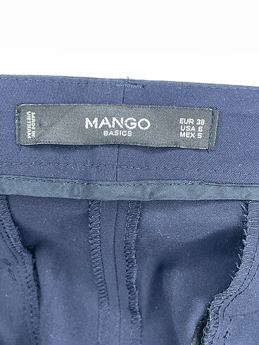 38 Beden lacivert Renk Mango Kumaş Pantolon %70 İndirimli.