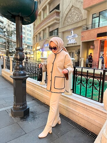 Diğer Nakışlı kaşe ceket