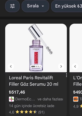 L'Oréal Revitalift göz bakım serumu - Görsel 2