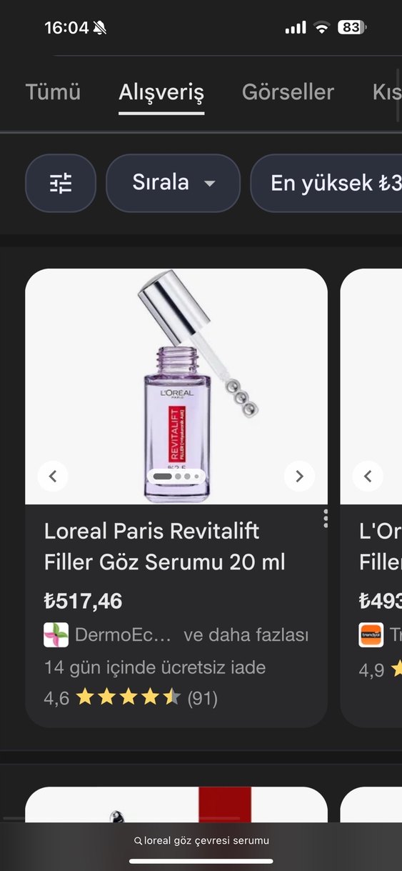 L'Oréal Revitalift göz bakım serumu - Görsel 2