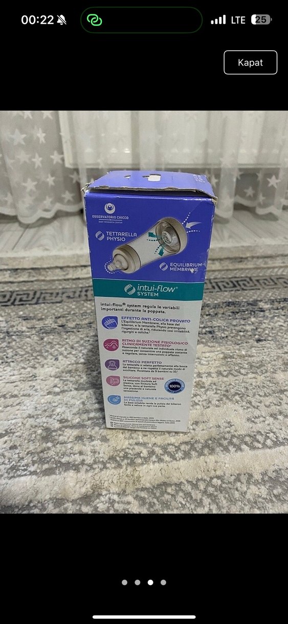 Chicco Sarı Bebek Biberonu 300 - Görsel 3