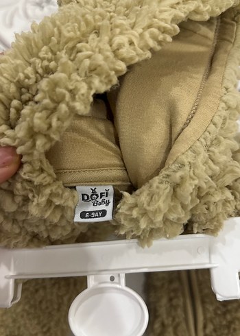 Kürk Detaylı Bebek Tulumu Kahverengi - Görsel 2