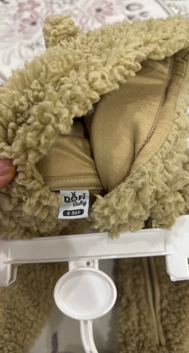 Kürk Detaylı Bebek Tulumu Kahverengi - Görsel 2