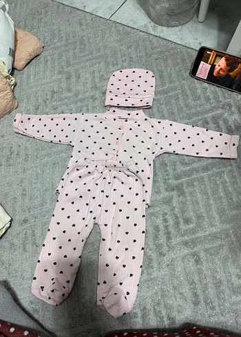 Bordo Ekoseli Örgü Çocuk Battaniyesi - Görsel 16