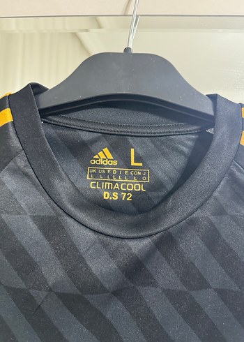 Erkek Siyah Adidas Real Madrid Uzun Kollu Forma - Görsel 2