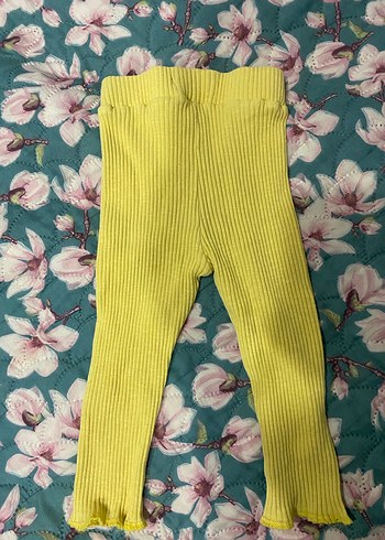 Sarı Örgü Kız Tayt - Görsel 3