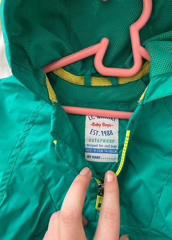 Kapüşonlu Fermuarlı  ünisex Yağmurluk - Görsel 2