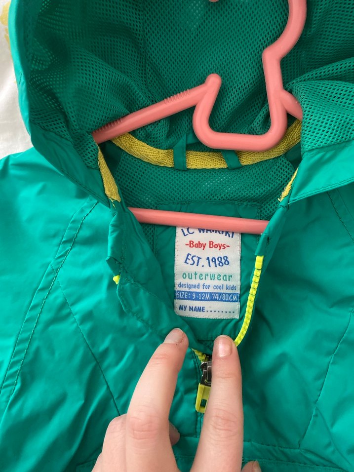 Kapüşonlu Fermuarlı  ünisex Yağmurluk - Görsel 2