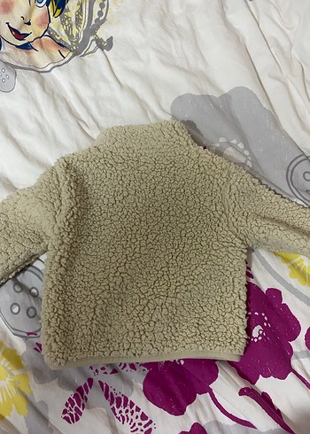 Erkek Çocuk Krem Rengi Kürklü Ceket - Görsel 3