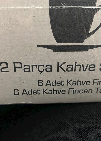 Beyaz Desenli kahve fincan takımı - Görsel 3