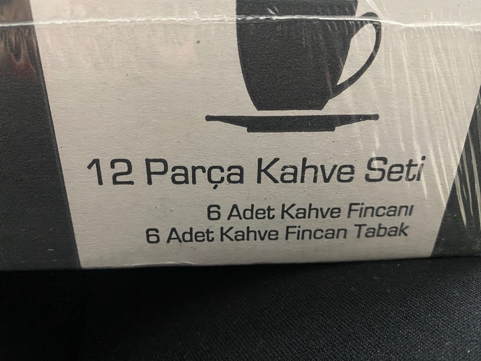 Beyaz Desenli kahve fincan takımı - Görsel 3