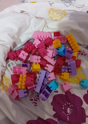 Renkli Pembe Lego Blokları - Görsel 2