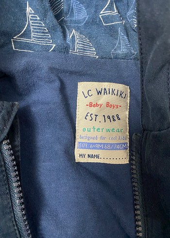 Erkek Çocuk Lacivert Fermuarlı Ceket - Görsel 4