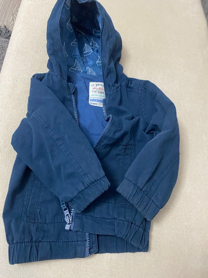 Erkek Çocuk Lacivert Fermuarlı Ceket - Görsel 2