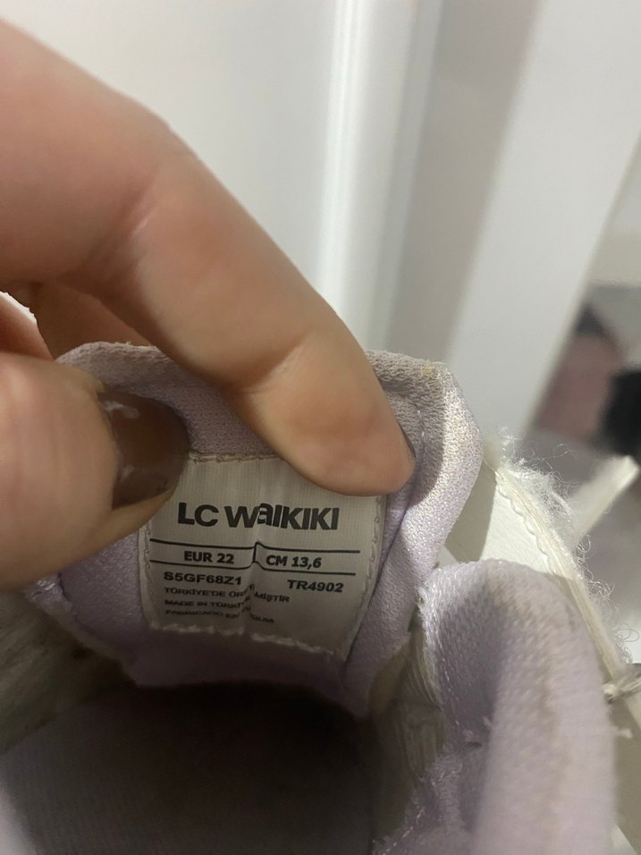 Kız Bebek Beyaz Cırt Cırtlı İlk Adım Ayakkabısı - Görsel 5