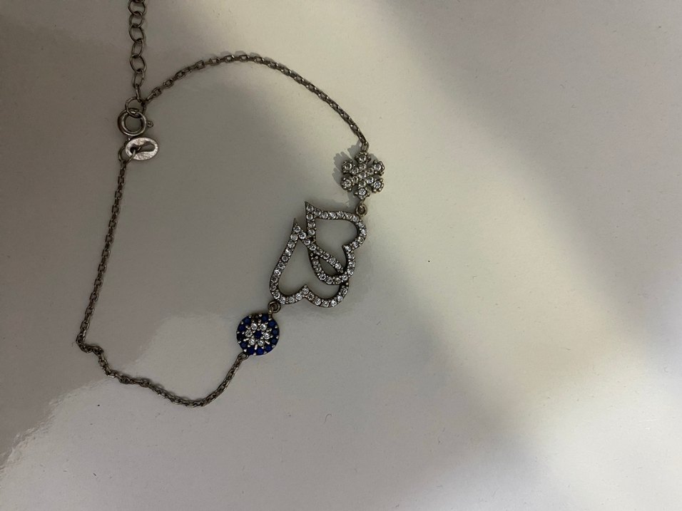 925 ayar gümüş bileklik - Görsel 3