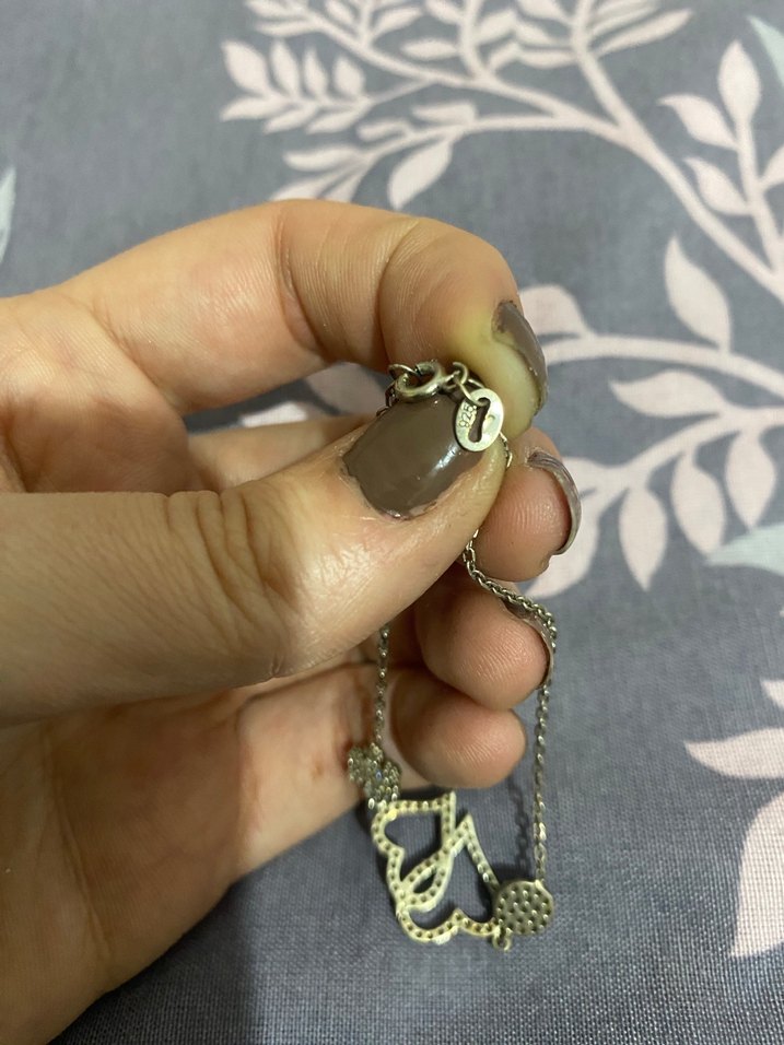 925 ayar gümüş bileklik - Görsel 2