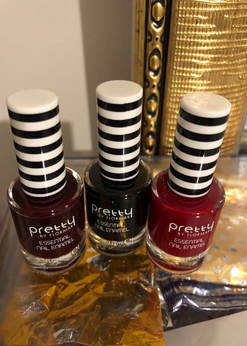 Bordo Oje Preety by Flormar - Görsel 3