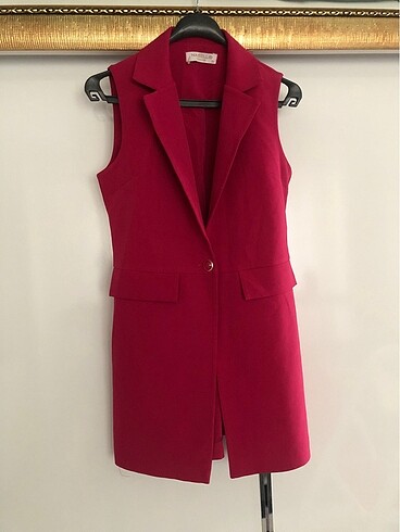 m Beden pembe Renk Blazer yelek