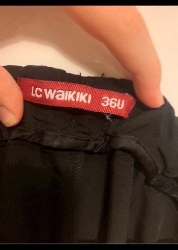 s Beden siyah Renk Kadın Siyah Uzun Salaş Palazzo pantolon