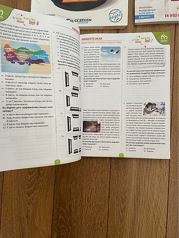  6. Sınıf Türkçe test kitapları