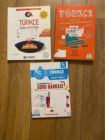 6. Sınıf Türkçe test kitapları