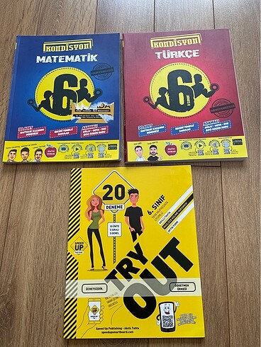 6. Sınıf test deneme kitapları