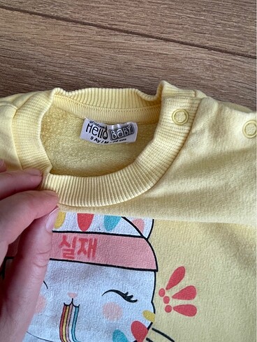 9 Ay Beden çeşitli Renk Kız bebek sweat