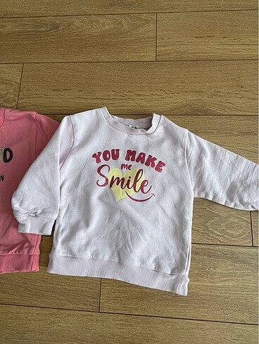 9 Ay Beden Kız bebek sweat