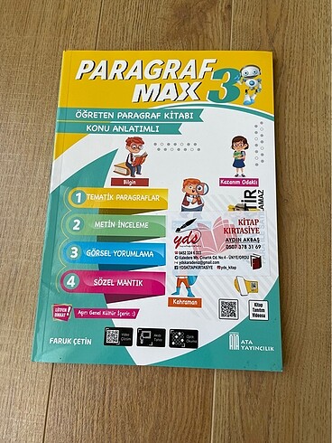 3. Sınıf paragraf kitabı