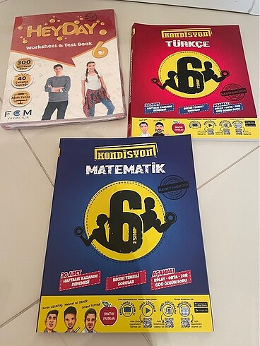 6. Sınıf test kitapları