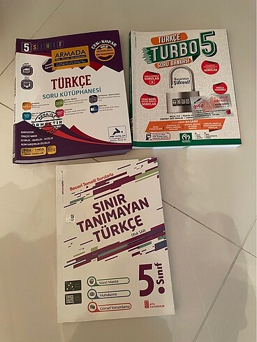 5. Sınıf Türkçe test kitapları