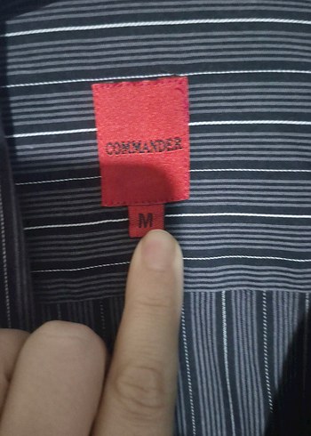 Gri  Erkek Keten Gömlek - Görsel 2