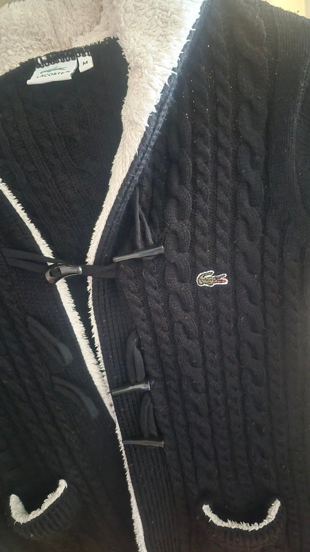 siyah bayan hırka - Görsel 2