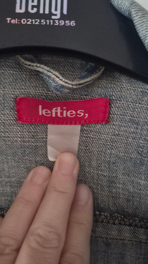 Düğmeli Erkek Mavi Denim Ceket - Görsel 2