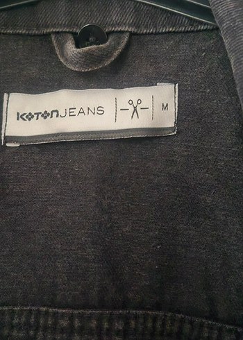 Siyah Düğmeli Erkek Kot Ceket - Görsel 2