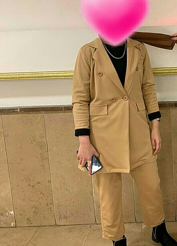 m Beden camel Renk Blazer ceket